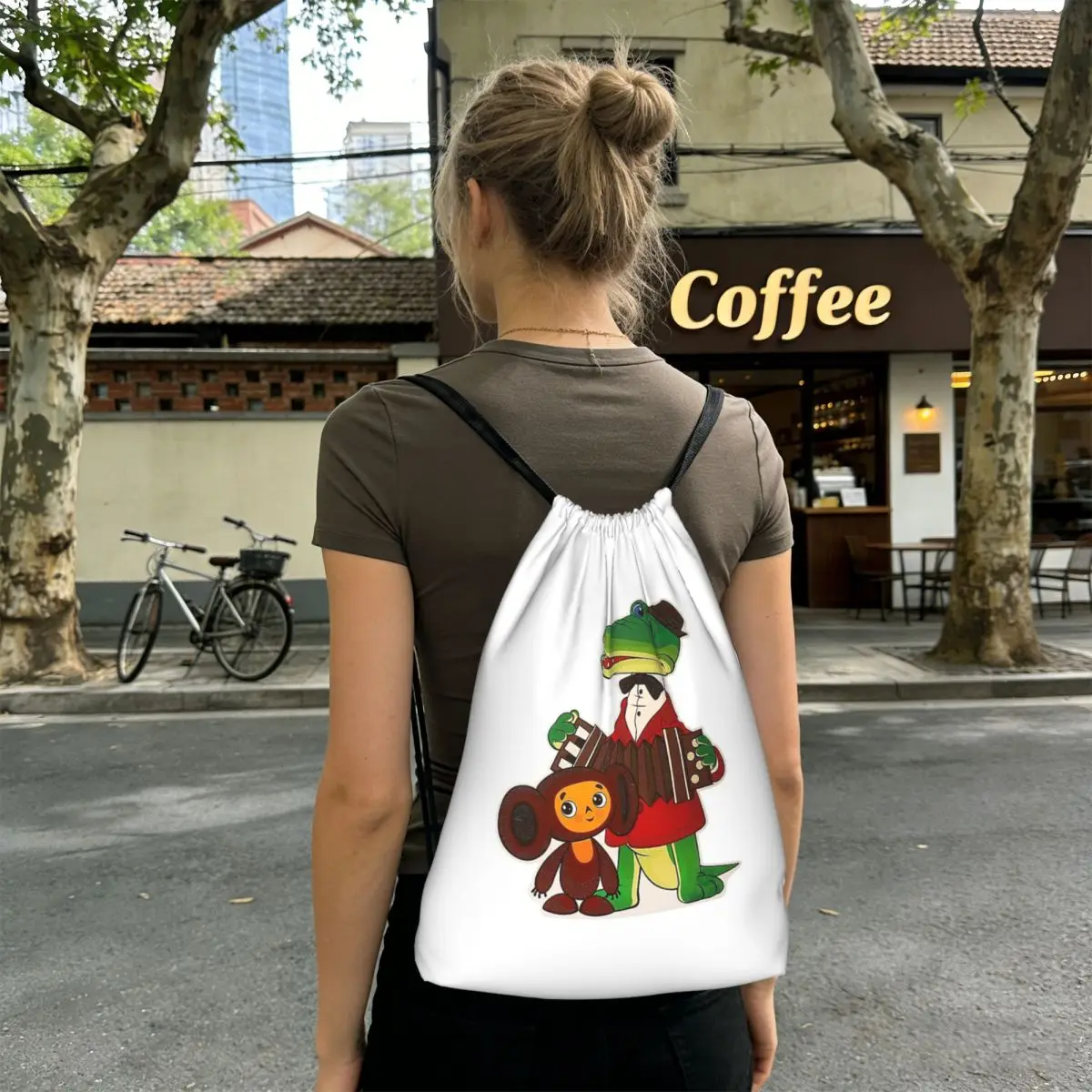 Cheburashka And Gena Backpacks Multi-function Drawstring Bags Storage Bag Book Bags for Man Woman Students
Cheburashka And Gena Backpacks Multi-function Drawstring Bags Storage Bag Book Bags for Man Woman Students