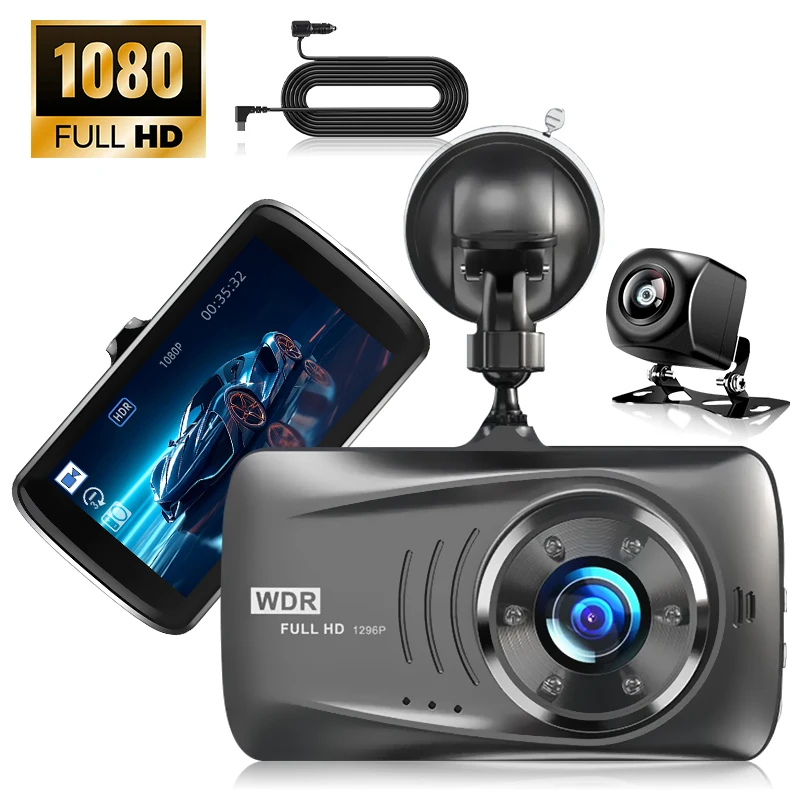 1080P Dual camera Dash Cam for cars,Front And Rear, car camera Night Vision,Loop Recording,wide angle Car DVR Came
1080P Dual camera Dash Cam for cars,Front And Rear, car camera Night Vision,Loop Recording,wide angle Car DVR Came