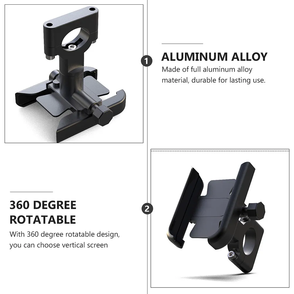 1Pcs Bike Phone Holder Aluminum Alloy 360 Degree Rotatable Adjustable Phone Bracket Stand for Motorcycle Electric Cart Atv
1Pcs Bike Phone Holder Aluminum Alloy 360 Degree Rotatable Adjustable Phone Bracket Stand for Motorcycle Electric Cart Atv