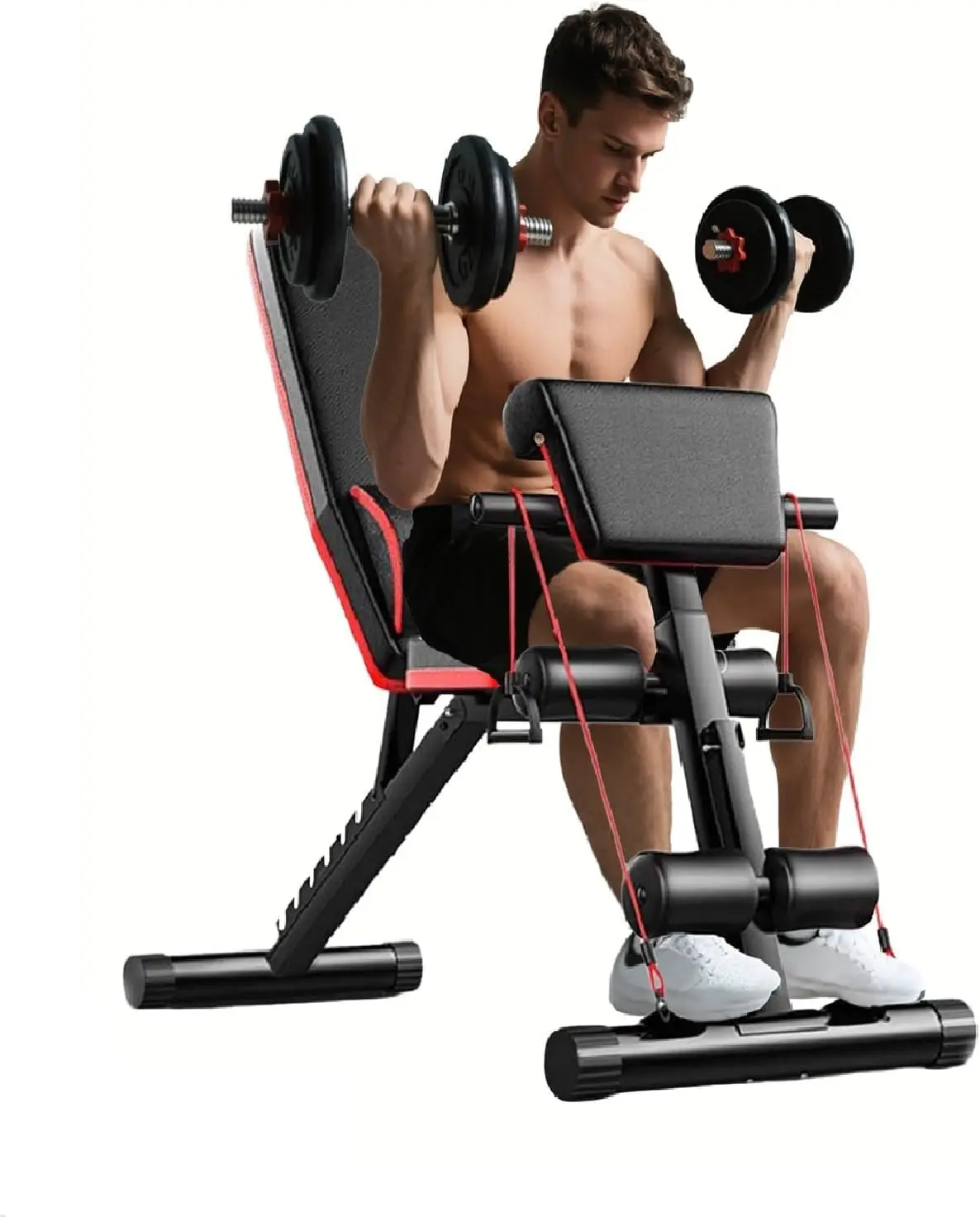 Adjustable Strength Training Bench for Home Gym 7-Position Backrest Foldable Weight Bench 352 lbs Capacity Full Body Workout Equ
Adjustable Strength Training Bench for Home Gym 7-Position Backrest Foldable Weight Bench 352 lbs Capacity Full Body Workout Equ