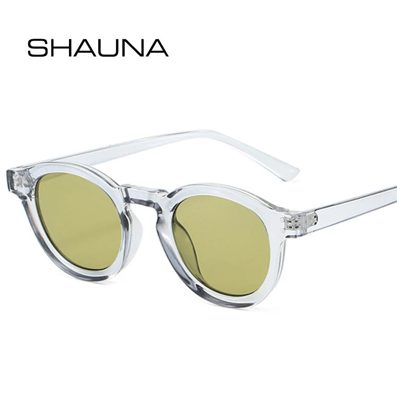 SHAUNA Fashion Small Round Punk Sunglasses Women Retro Rivets Men Clear Ocean Lens Shades UV400
SHAUNA Fashion Small Round Punk Sunglasses Women Retro Rivets Men Clear Ocean Lens Shades UV400