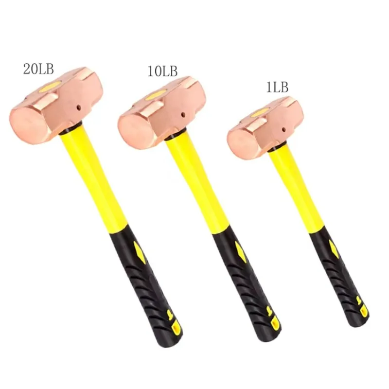 High Quality Industrial Grade Spark Free Copper Forging Sledgehammer 20 lbs ISO9001 Certified
High Quality Industrial Grade Spark Free Copper Forging Sledgehammer 20 lbs ISO9001 Certified