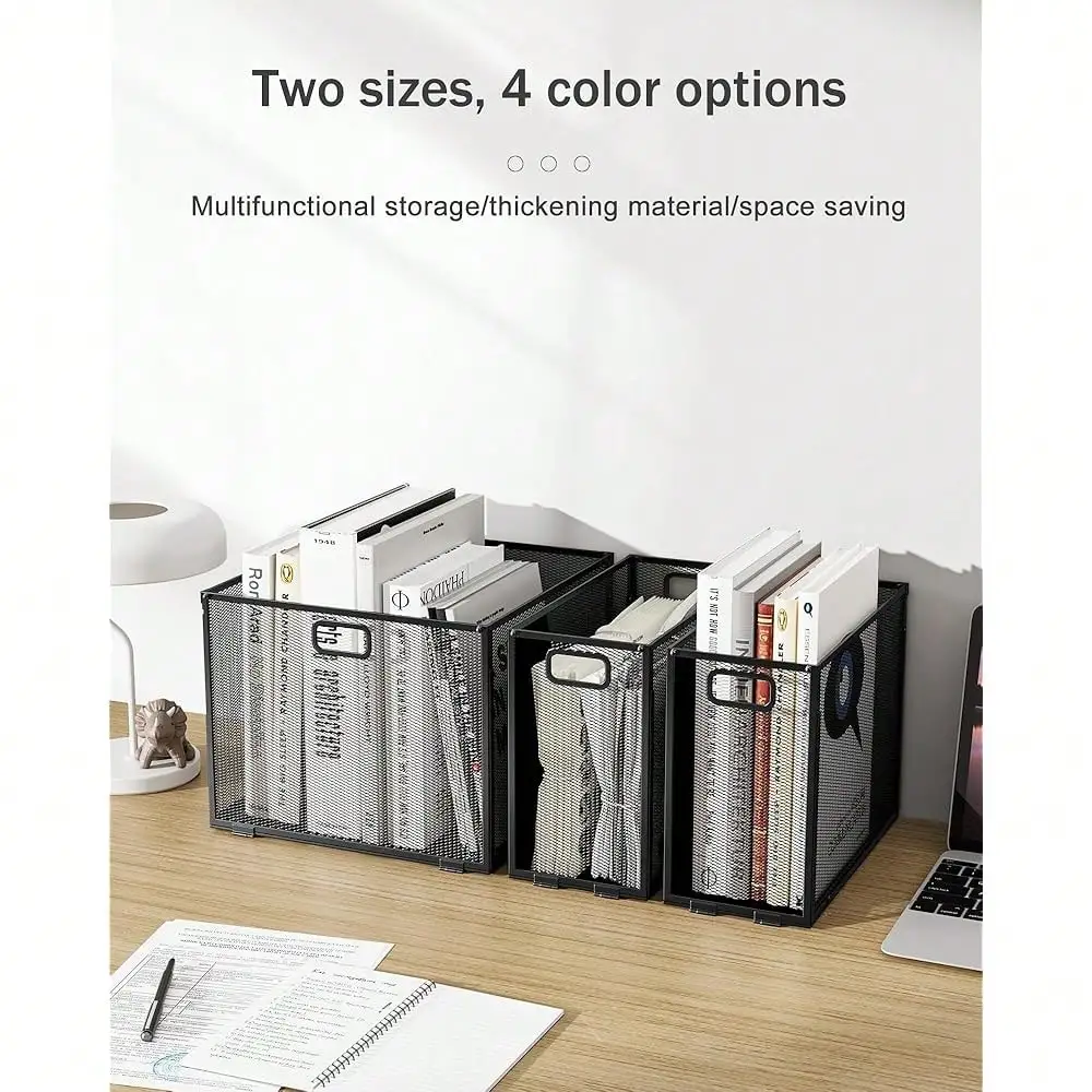 Hanging File Organizer, Portable Desktop File Crate For Letter Size Folders, Mesh Hanging Organizer (Pure White, 1 Pack)
Hanging File Organizer, Portable Desktop File Crate For Letter Size Folders, Mesh Hanging Organizer (Pure White, 1 Pack)