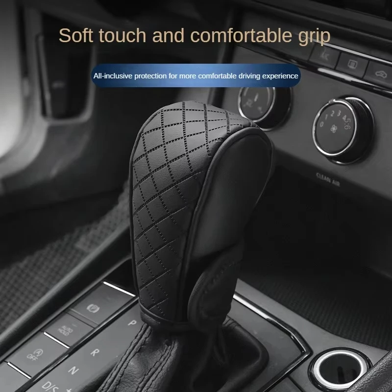 Universal Carbon Fiber Pattern Leather Gear Shift Cover Breathable Cowhide Car Gear Protection Cover for Shift Knob
Universal Carbon Fiber Pattern Leather Gear Shift Cover Breathable Cowhide Car Gear Protection Cover for Shift Knob