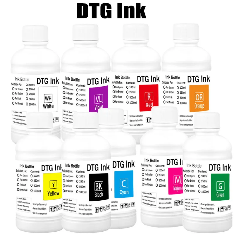 Чернила для текстиля DTG 250 мл для принтеров Epson L1800, L805, 1390, F2000, F2100, F2130, F2140, F2150, F2160, DX5, DX6
Чернила для текстиля DTG 250 мл для принтеров Epson L1800, L805, 1390, F2000, F2100, F2130, F2140, F2150, F2160, DX5, DX6