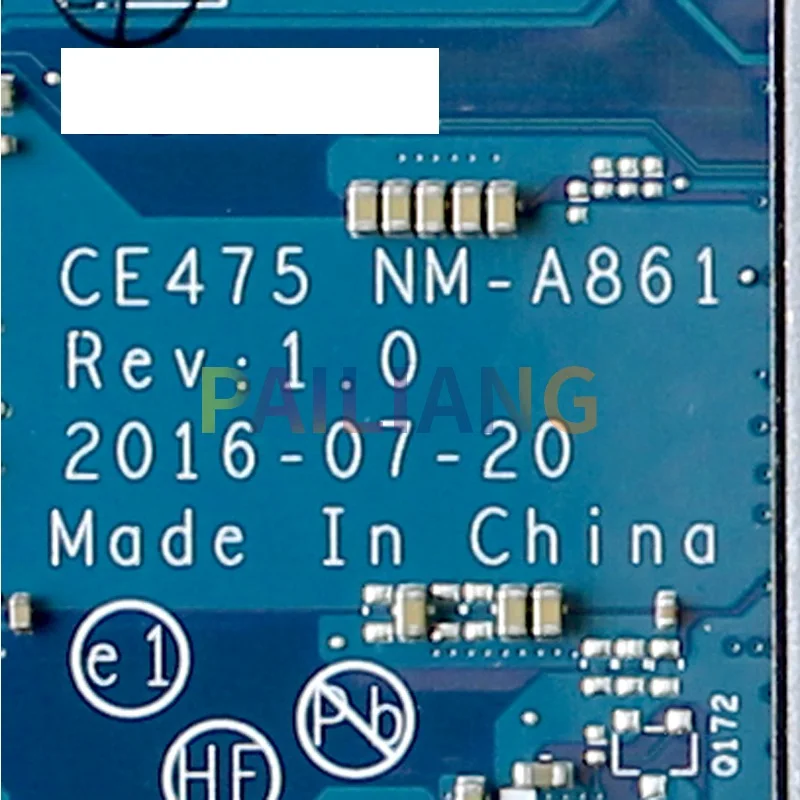 NM-A861 For LENOVO ThinkPad E475 Notebook Mainboard A6-9500B 01EN266 01EN267 DDR4 Laptop Motherboard Fully Tested Good
NM-A861 For LENOVO ThinkPad E475 Notebook Mainboard A6-9500B 01EN266 01EN267 DDR4 Laptop Motherboard Fully Tested Good