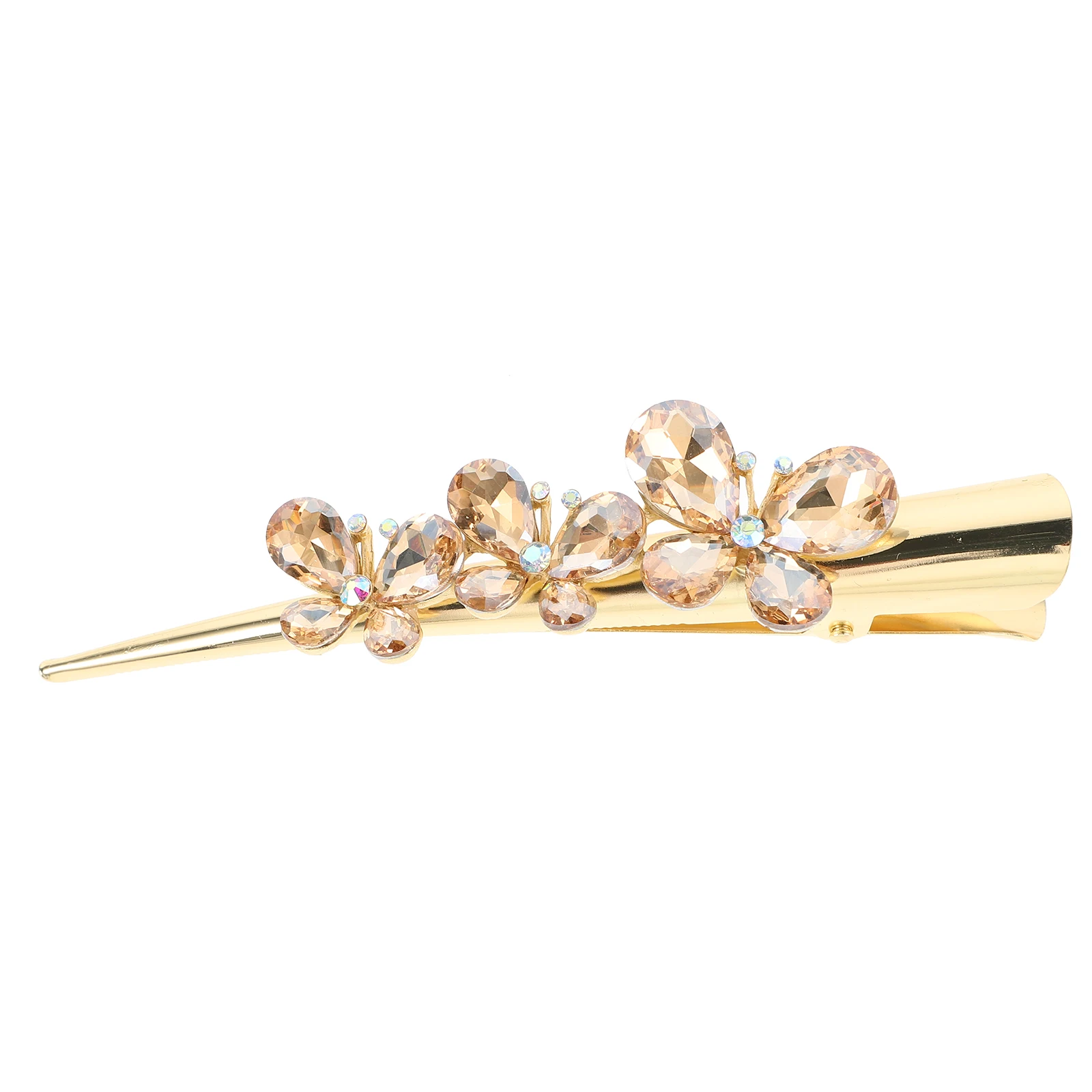 Fashionable Horn Crystal Butterfly Hairpin Clips Durable Spring Barrettes Sparkle Rhinestone Accessories Wedding Party Jewelry
Fashionable Horn Crystal Butterfly Hairpin Clips Durable Spring Barrettes Sparkle Rhinestone Accessories Wedding Party Jewelry