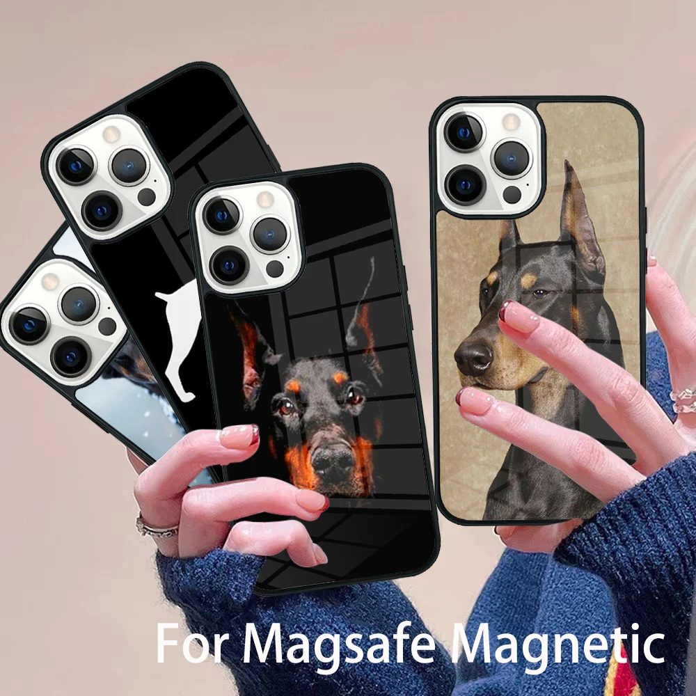 Doberman Pinscher Phone Case Magesafe Magnetic Wireless Charge Cover For IPhone 16 11 12 13 14 15 Pro Max Plus Mini
Doberman Pinscher Phone Case Magesafe Magnetic Wireless Charge Cover For IPhone 16 11 12 13 14 15 Pro Max Plus Mini