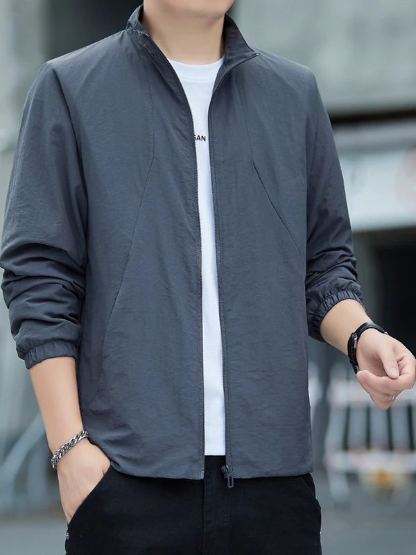 Casual Stand Collar Men's Workwear Jaet Versatile Faionable Simple Sle 2025 New Leisure Coat Nylon Fiber Stand Fit
Casual Stand Collar Men's Workwear Jaet Versatile Faionable Simple Sle 2025 New Leisure Coat Nylon Fiber Stand Fit