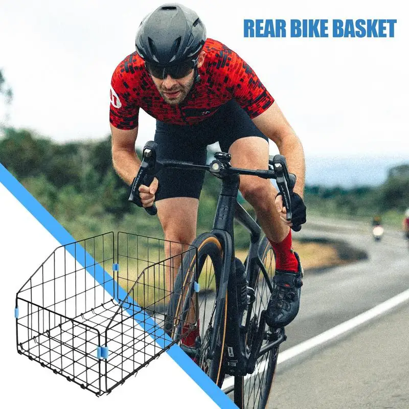 Folding Rear Bike Basket | Cycling Storage Basket | Bike Rack Cargo Basket Large Capacity Bike Basket Bike Frame Basket for Bike
Folding Rear Bike Basket | Cycling Storage Basket | Bike Rack Cargo Basket Large Capacity Bike Basket Bike Frame Basket for Bike