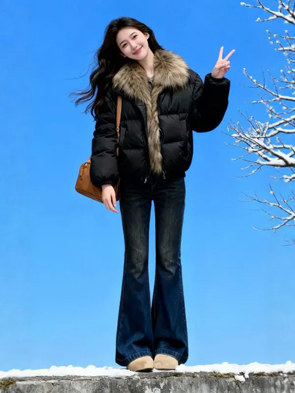 Hebe Sle ort Bla Cotton Jaet Faionable Collar Coat Korean Version Winter Outerwear Slim Fit Long Sve Zipper
Hebe Sle ort Bla Cotton Jaet Faionable Collar Coat Korean Version Winter Outerwear Slim Fit Long Sve Zipper