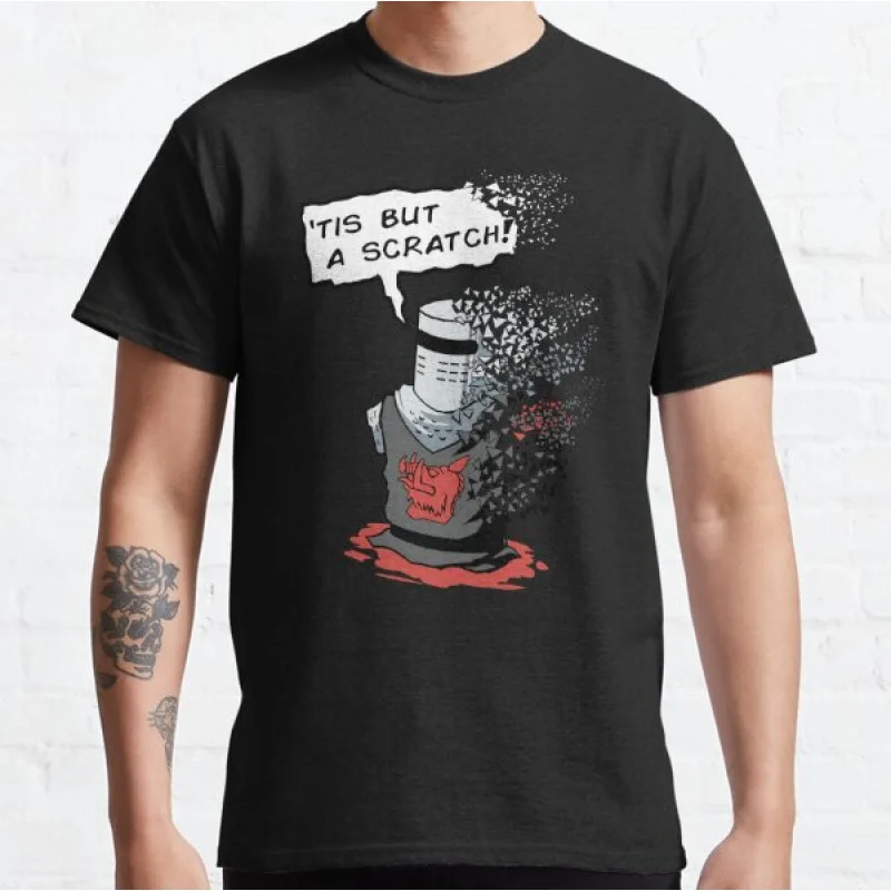 Funny The Black Knight Monty Python and the Holy Grail Infinity Scratch Humor gift T shirt for men Large size Tops S-6XL 
Funny The Black Knight Monty Python and the Holy Grail Infinity Scratch Humor gift T shirt for men Large size Tops S-6XL