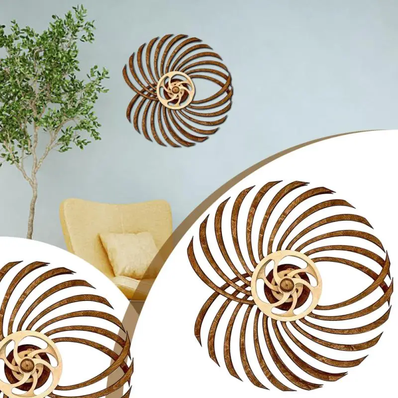 New Kinetic Energy Sculpture 3D Rotating Geometric Pattern Wall Wood Products Creative Light Luxury Style Decorative Crafts
New Kinetic Energy Sculpture 3D Rotating Geometric Pattern Wall Wood Products Creative Light Luxury Style Decorative Crafts
