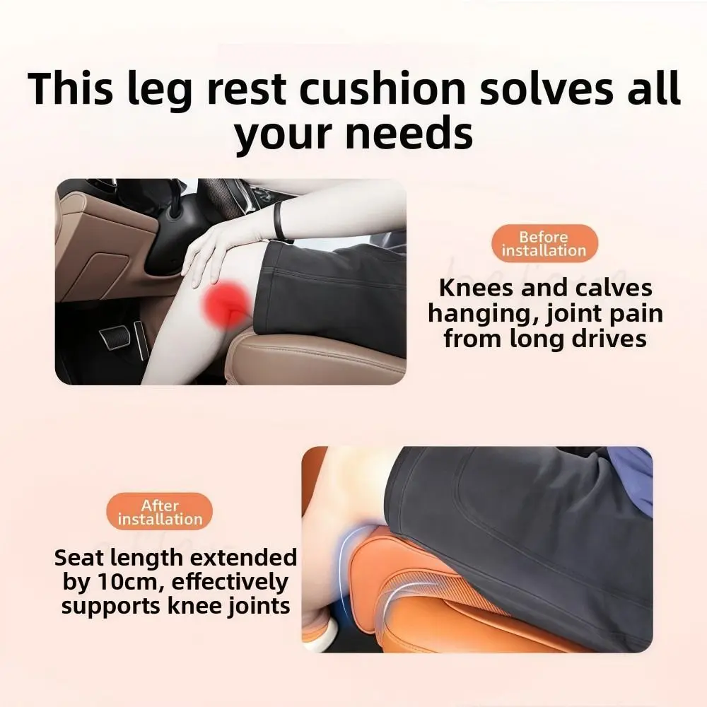 Universal Car Seat Leg Support Pad Memory Foam Leather Seat Extender Leg Cushion Breathable Comfort Seat Extension Leg Rest
Universal Car Seat Leg Support Pad Memory Foam Leather Seat Extender Leg Cushion Breathable Comfort Seat Extension Leg Rest