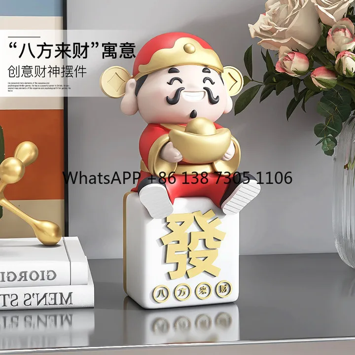 Yuanbao God of Wealth Crafts Ornament Office Tabletop Ornament Shop Front Desk Chinese Festive Ornament
Yuanbao God of Wealth Crafts Ornament Office Tabletop Ornament Shop Front Desk Chinese Festive Ornament