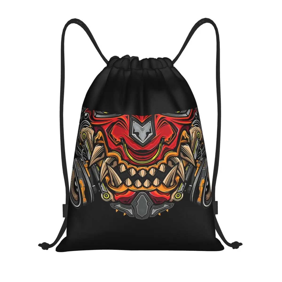 Robotic Demon With Gas Drawstring Backpack Sports Gym Bag for Men Women Oni Hannya Monster Training Sackpack
Robotic Demon With Gas Drawstring Backpack Sports Gym Bag for Men Women Oni Hannya Monster Training Sackpack