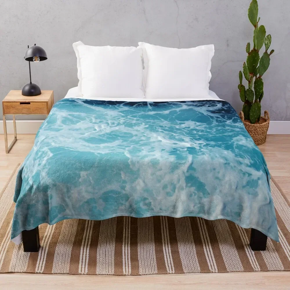 Blue Ocean Summer Beach Waves Throw Blanket Stain Resistant Cozy Warm Blanket
Blue Ocean Summer Beach Waves Throw Blanket Stain Resistant Cozy Warm Blanket