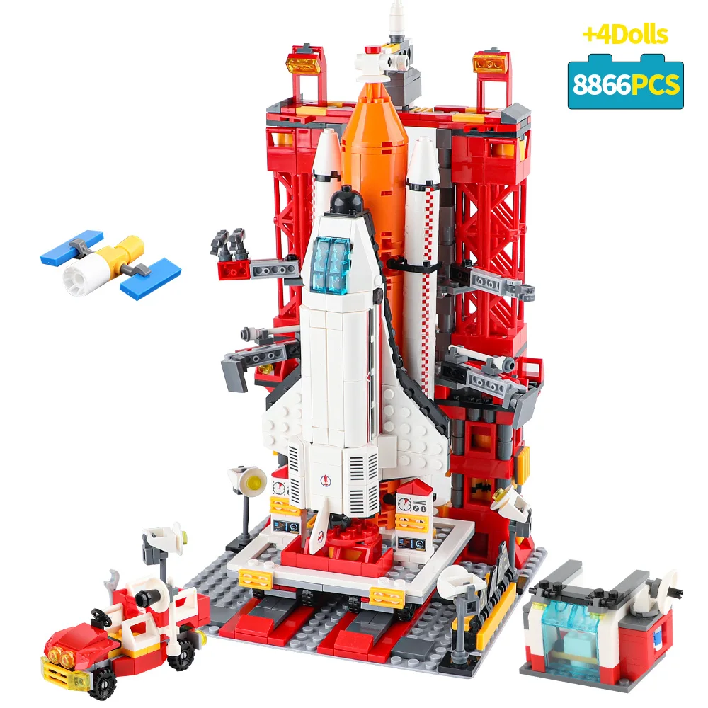 Aviation Ship Spaceport Model Space Shuttle Rocket Launch Center Building Blocks Spaceship Kids Bricks Puzzle assembly Toys Gift
Aviation Ship Spaceport Model Space Shuttle Rocket Launch Center Building Blocks Spaceship Kids Bricks Puzzle assembly Toys Gift