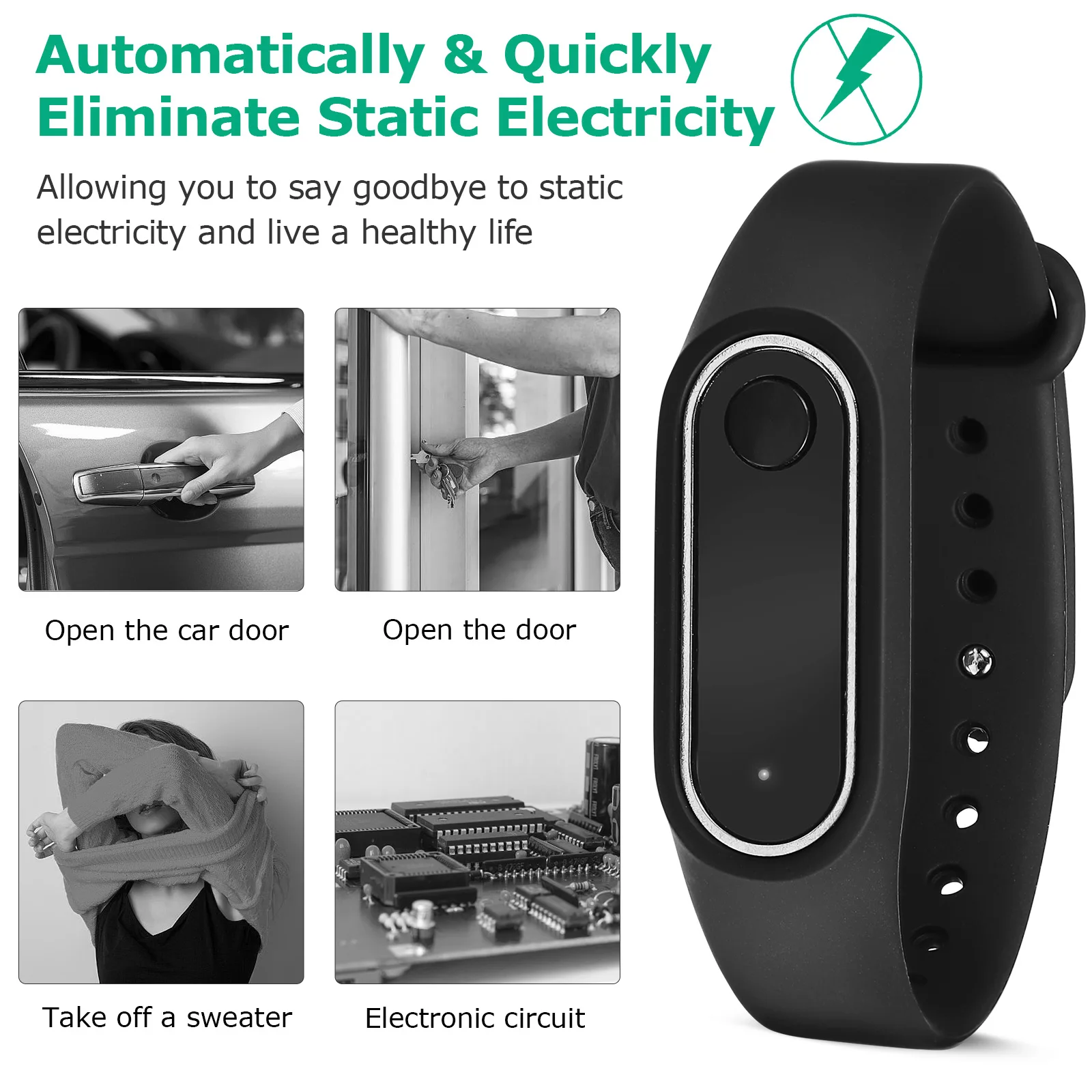 1 pc 50Cm Anti-Static Wrist Bracelet Body Static Elimination Automatic Fitness Band Red Indicator Abs Unisex Adult
1 pc 50Cm Anti-Static Wrist Bracelet Body Static Elimination Automatic Fitness Band Red Indicator Abs Unisex Adult
