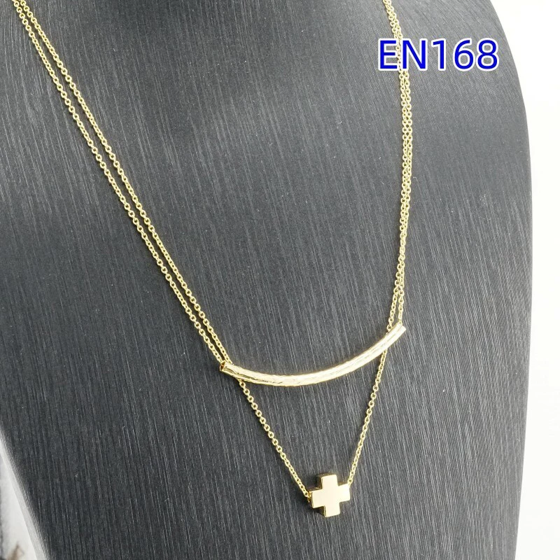 VKVVA Fashion Jewelry 2pcs Cross Curved Bar Necklace Set for Women Birthday Gifts Elegant Stylish Unique Gift
VKVVA Fashion Jewelry 2pcs Cross Curved Bar Necklace Set for Women Birthday Gifts Elegant Stylish Unique Gift