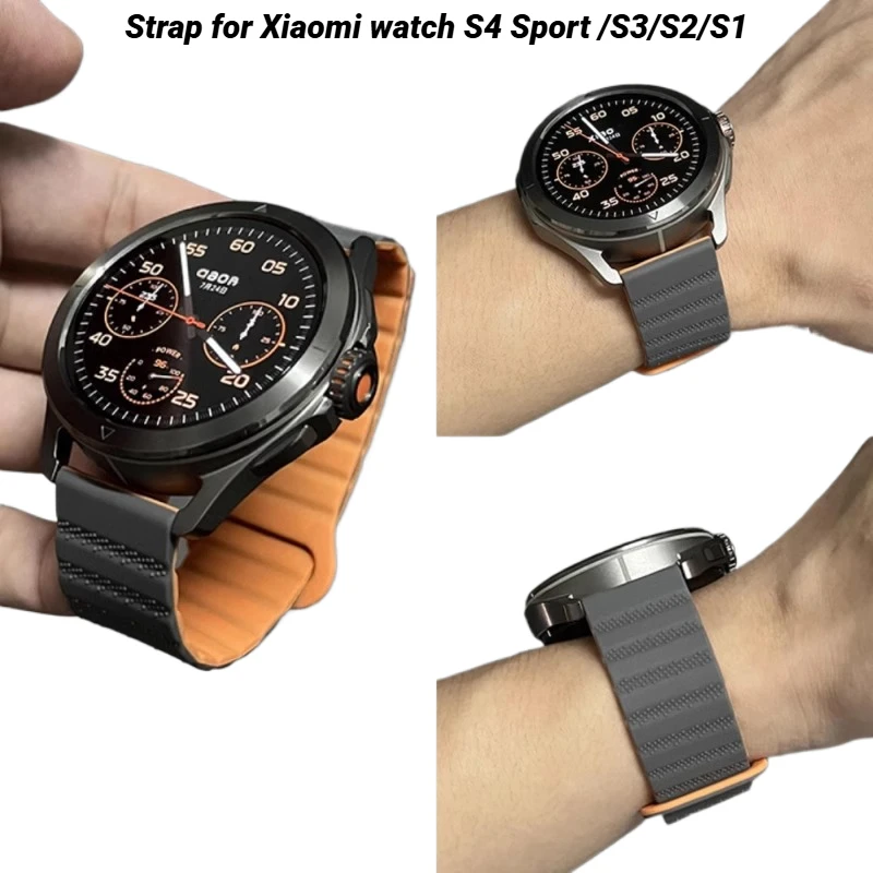 Ремешок силиконовый для Xiaomi Watch S4, спортивный браслет для мужских и женских часов, 22 мм, магнитный
Ремешок силиконовый для Xiaomi Watch S4, спортивный браслет для мужских и женских часов, 22 мм, магнитный