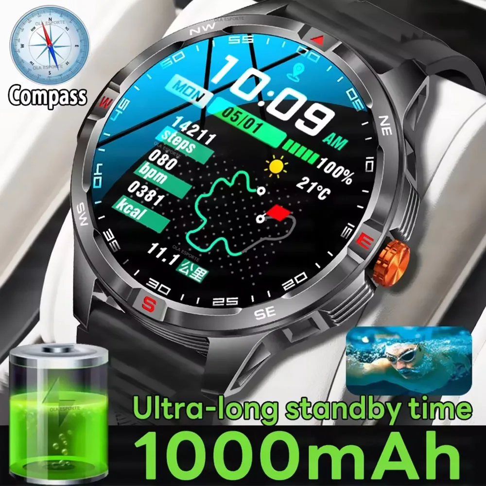 Новые 1000 мАч военные уличные умные часы мужские спортивные фитнес-компас монитор здоровья 3ATM водонепроницаемые Bluetooth умные часы для звонков мужские
Новые 1000 мАч военные уличные умные часы мужские спортивные фитнес-компас монитор здоровья 3ATM водонепроницаемые Bluetooth умные часы для звонков мужские