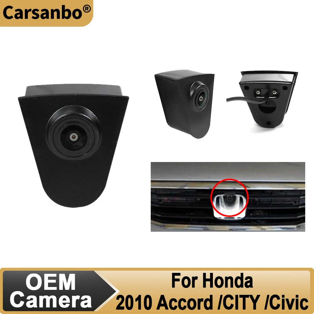 Carsanbo Car Front View OEM Camera HD Night Vision Fisheye 150° Chrome Camera for Honda Accord 2010 Parking Monitoring System
Carsanbo Car Front View OEM Camera HD Night Vision Fisheye 150° Chrome Camera for Honda Accord 2010 Parking Monitoring System