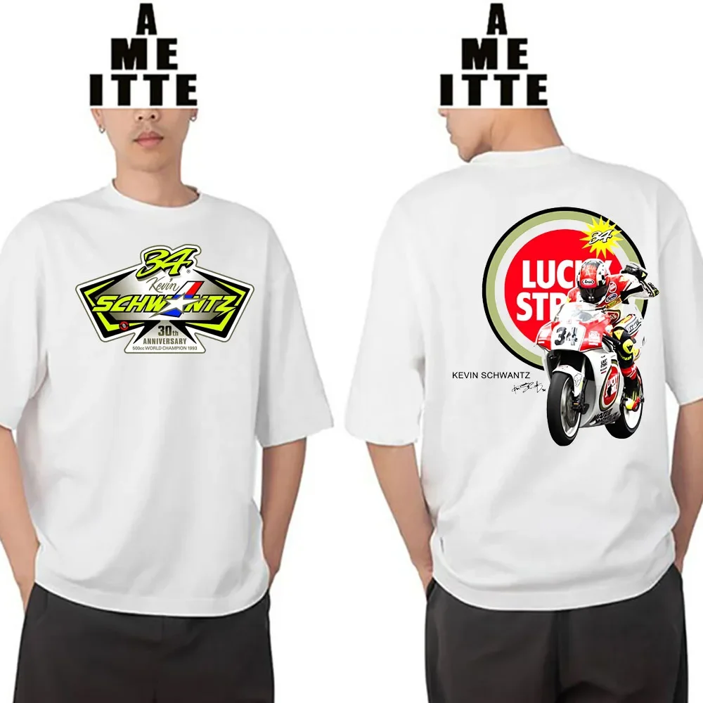 KEVIN SCHWANTZ 34 GP Race The 30th Legend T-Shirt Men Short Sleeve Mans Adventure Motorcycle Sport Tees Hip Hop Boy Riding Tops
KEVIN SCHWANTZ 34 GP Race The 30th Legend T-Shirt Men Short Sleeve Mans Adventure Motorcycle Sport Tees Hip Hop Boy Riding Tops
