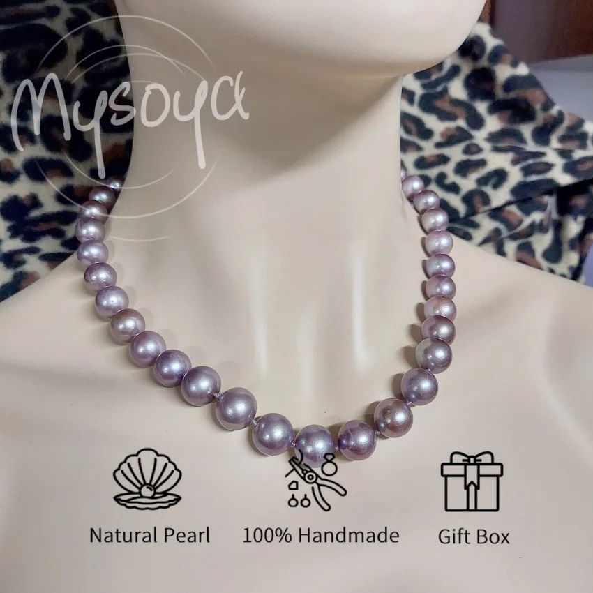 MYSOYA 11-15 мм фиолетовое жемчужное ожерелье Эдисона в стиле барокко, подарочная коробка разных размеров, идеальный подарок на свадьбу, день рождения, Рождество, Новый год
MYSOYA 11-15 мм фиолетовое жемчужное ожерелье Эдисона в стиле барокко, подарочная коробка разных размеров, идеальный подарок на свадьбу, день рождения, Рождество, Новый год