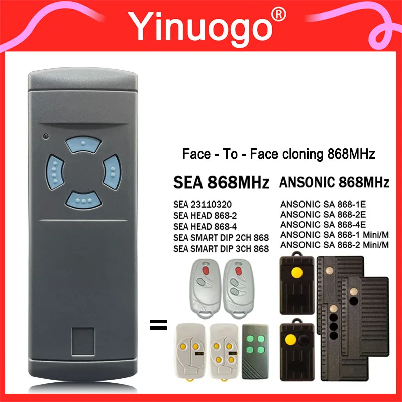 МОРЕ 23110320 HEAD 868-2 868-4 / SEA SMART DIP 2CH 868 Пульт дистанционного управления для гаража ANSONIC SA 868-1E 868-2E 868-4E 868-1 868-2 Mini/M
МОРЕ 23110320 HEAD 868-2 868-4 / SEA SMART DIP 2CH 868 Пульт дистанционного управления для гаража ANSONIC SA 868-1E 868-2E 868-4E 868-1 868-2 Mini/M