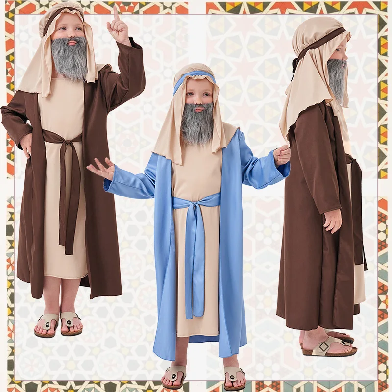 Arab Grandpa Middle Eastern Shepherd Elder Costume Stage Performance Party Costume Halloween Costume Cosplay
Arab Grandpa Middle Eastern Shepherd Elder Costume Stage Performance Party Costume Halloween Costume Cosplay