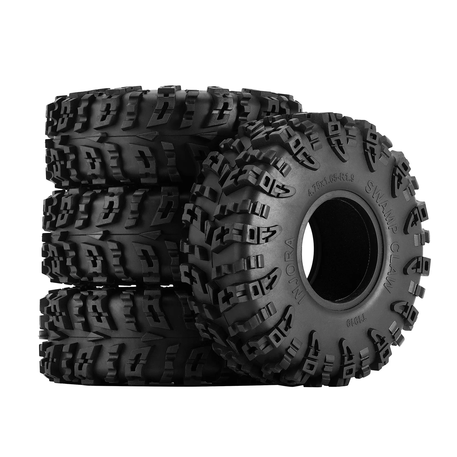 4PCS Swamp Claw 1.9" Mud Terrain Wheel Tires 120*42mm for 1/10 RC Crawler Car (T1919)
4PCS Swamp Claw 1.9" Mud Terrain Wheel Tires 120*42mm for 1/10 RC Crawler Car (T1919)
