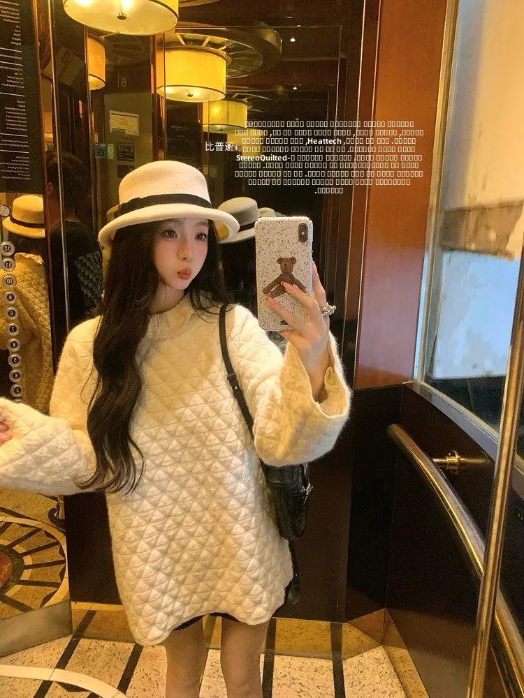 Thiened Bear Fur Sweater Casual Loose Fit Women's Long Sve Mid-Length Winter Faion Polyester Polyester Blend
Thiened Bear Fur Sweater Casual Loose Fit Women's Long Sve Mid-Length Winter Faion Polyester Polyester Blend