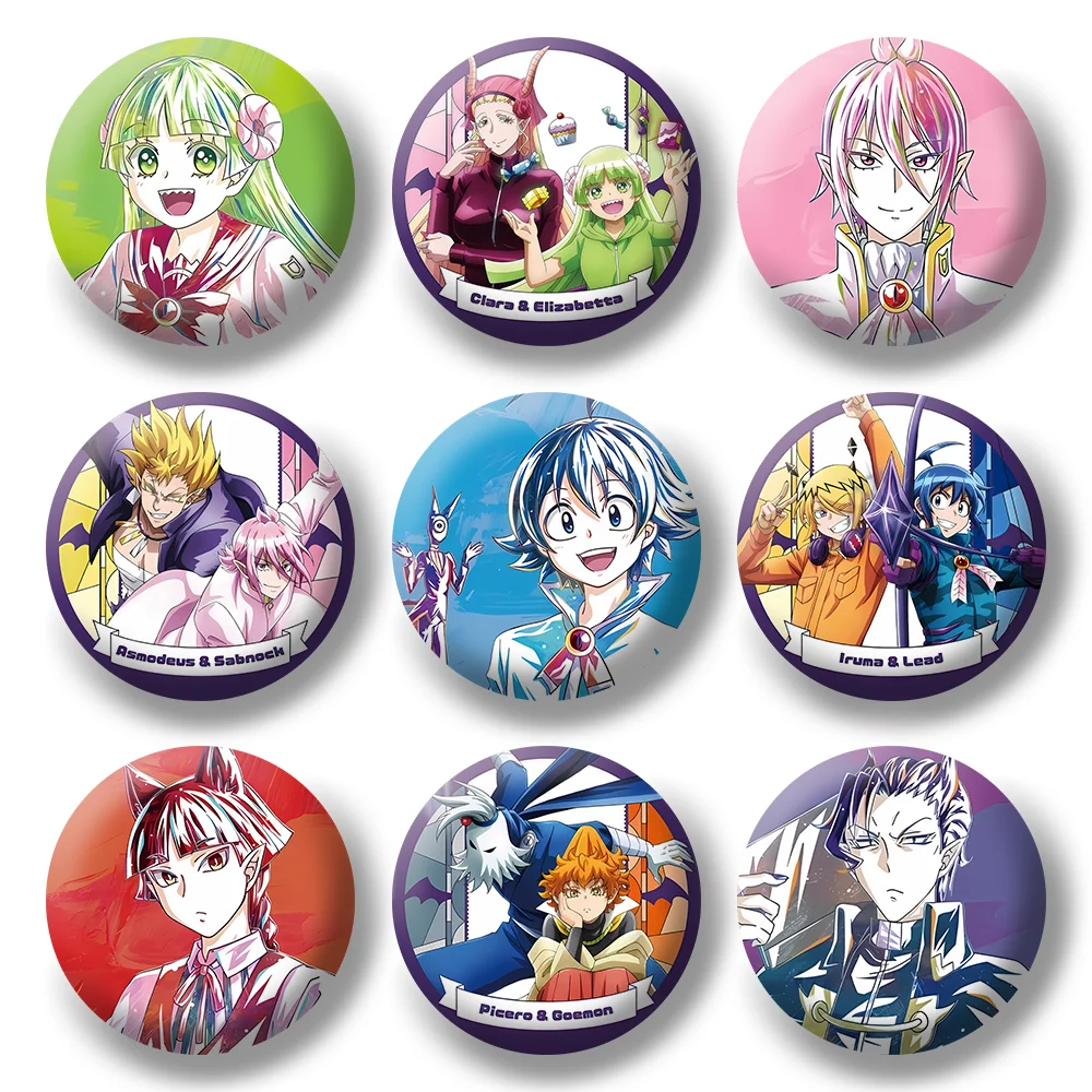 Anime Welcome to Demon School! Iruma-kun Clara Kurara Asmodeus Alice Cosplay COSTUME Badge Pin SPTE Tinplate Brooch Prop 58mm
Anime Welcome to Demon School! Iruma-kun Clara Kurara Asmodeus Alice Cosplay COSTUME Badge Pin SPTE Tinplate Brooch Prop 58mm