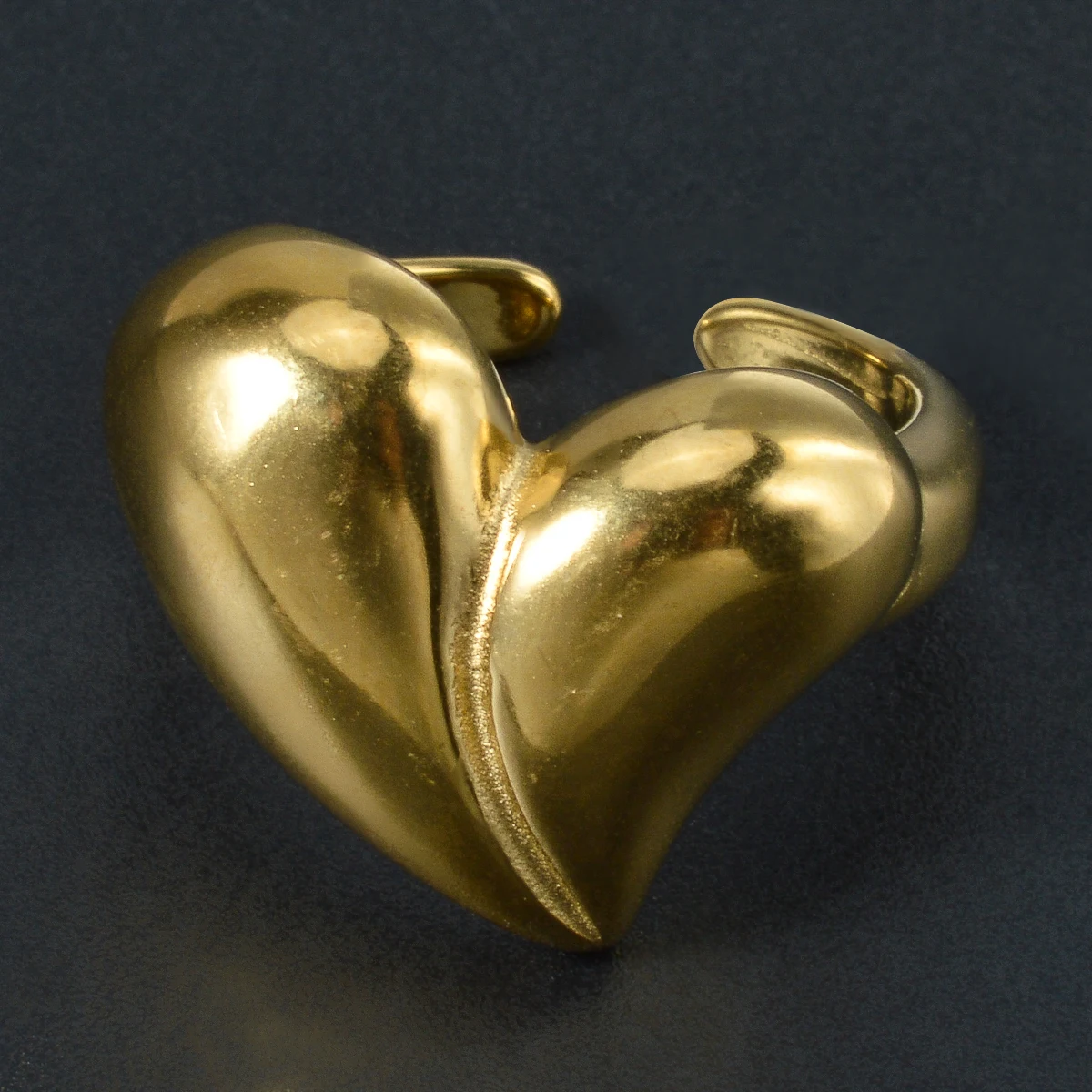 Stainless Steel Rings Heart Shape Adjustable Open Statement Rings Luxury Fashion Rings Women Jewelry Accessories Gifts
Stainless Steel Rings Heart Shape Adjustable Open Statement Rings Luxury Fashion Rings Women Jewelry Accessories Gifts