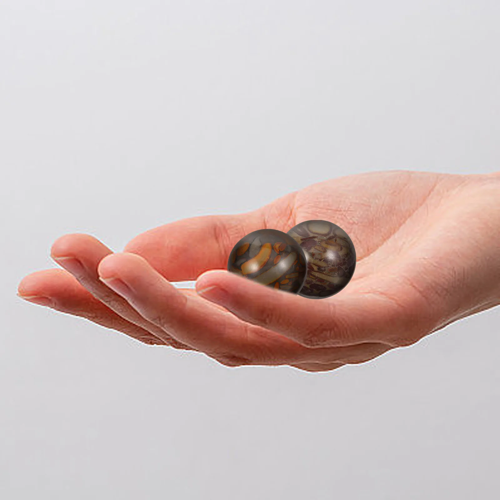 2Pcs Fitness Jade Stone for Stone Balls Exercise Portable Massage Tool Outdoor Hand Massagers Hand Training Balls
2Pcs Fitness Jade Stone for Stone Balls Exercise Portable Massage Tool Outdoor Hand Massagers Hand Training Balls