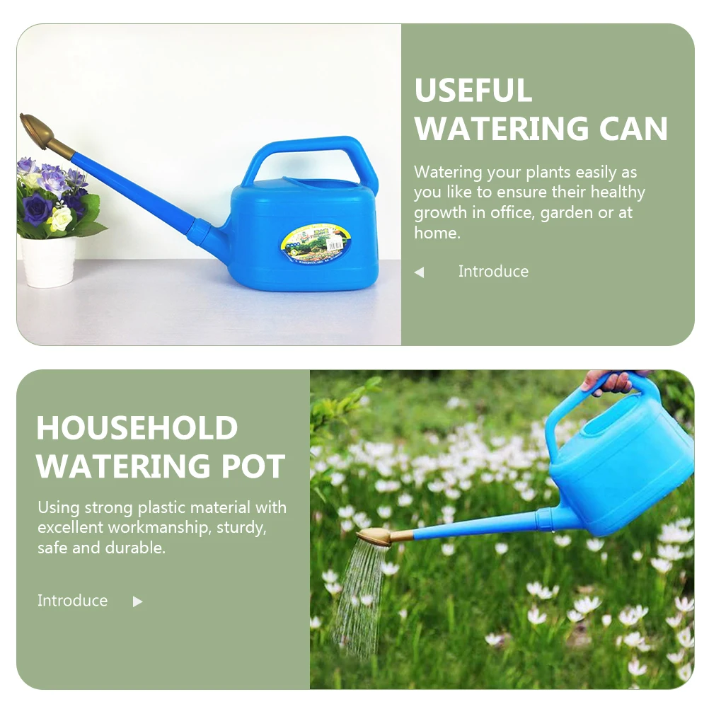 Large Capacity Plastic Can Household Garden Pot Long Spout Kettle Indoor Outdoor Plant Watering Tool Gardening Kettle Spray
Large Capacity Plastic Can Household Garden Pot Long Spout Kettle Indoor Outdoor Plant Watering Tool Gardening Kettle Spray