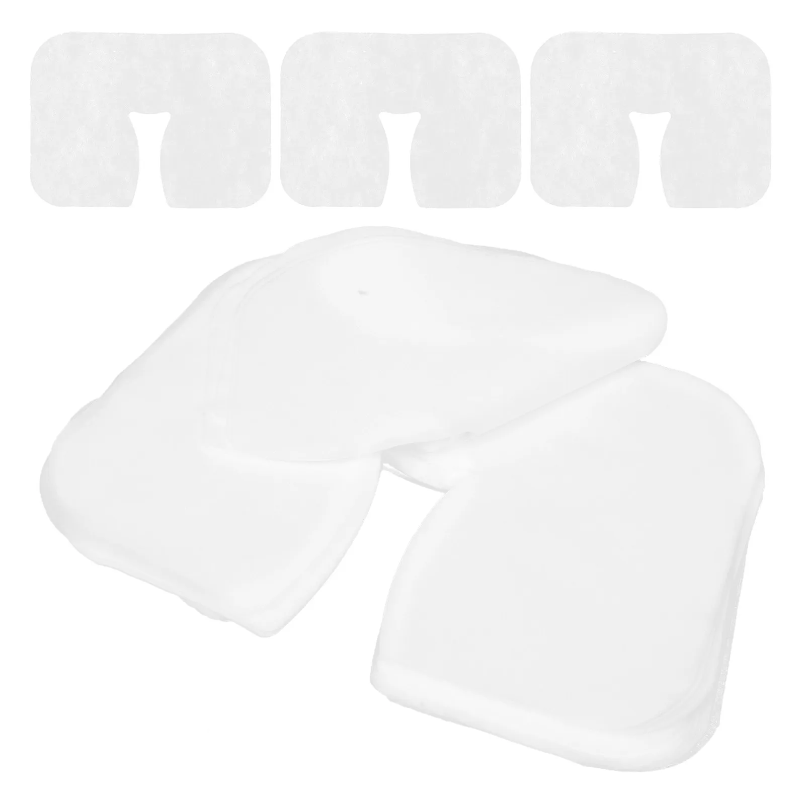 100Pcs Breathable Microfiber Face Rest Covers Disposable Face Hole Pads for Massage Beds Spa Salons Facial Hole Protection
100Pcs Breathable Microfiber Face Rest Covers Disposable Face Hole Pads for Massage Beds Spa Salons Facial Hole Protection