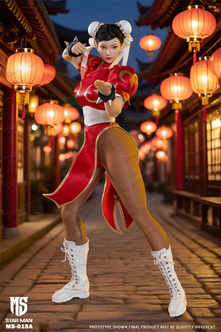 In Stock STAR MAN MS-015 Female Warrior Chun-Li 1/6 Pack Rubber Motorized Doll Handmade Model Toy Gift Collection
In Stock STAR MAN MS-015 Female Warrior Chun-Li 1/6 Pack Rubber Motorized Doll Handmade Model Toy Gift Collection