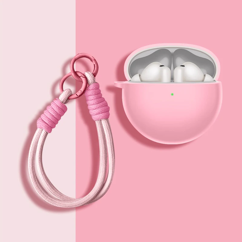 Fashionable Silicone Earphone Protective Case Suitable for OPPO Enco Buds 2 Bluetooth Earphone Protective Case, with Rope Buckle
Fashionable Silicone Earphone Protective Case Suitable for OPPO Enco Buds 2 Bluetooth Earphone Protective Case, with Rope Buckle