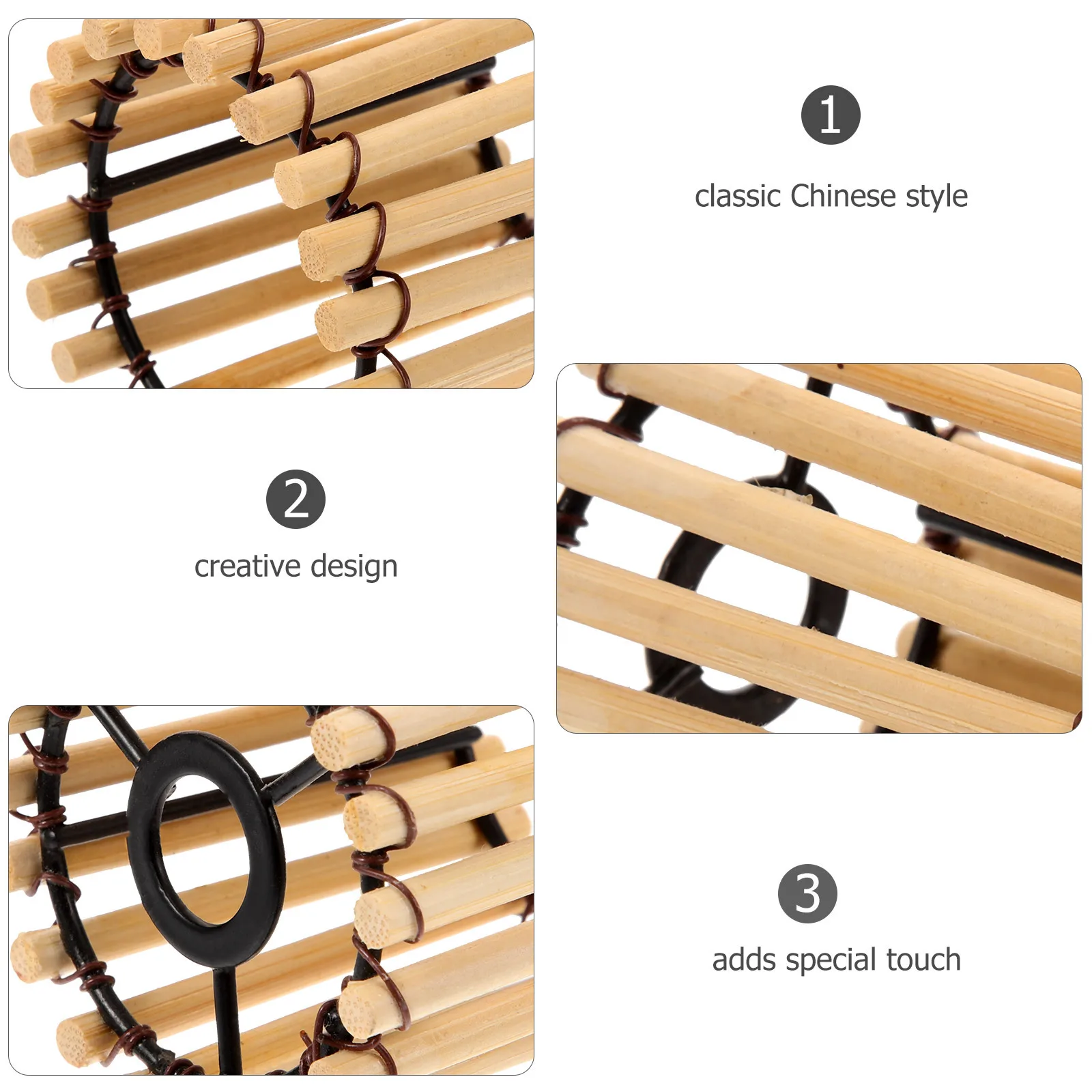 Bamboo Woven Lampshade Chinese Style Drum Lamp Shade Creative Pendant Light Cover Vintage Home Decoration Bamboo Lampshade 
Bamboo Woven Lampshade Chinese Style Drum Lamp Shade Creative Pendant Light Cover Vintage Home Decoration Bamboo Lampshade