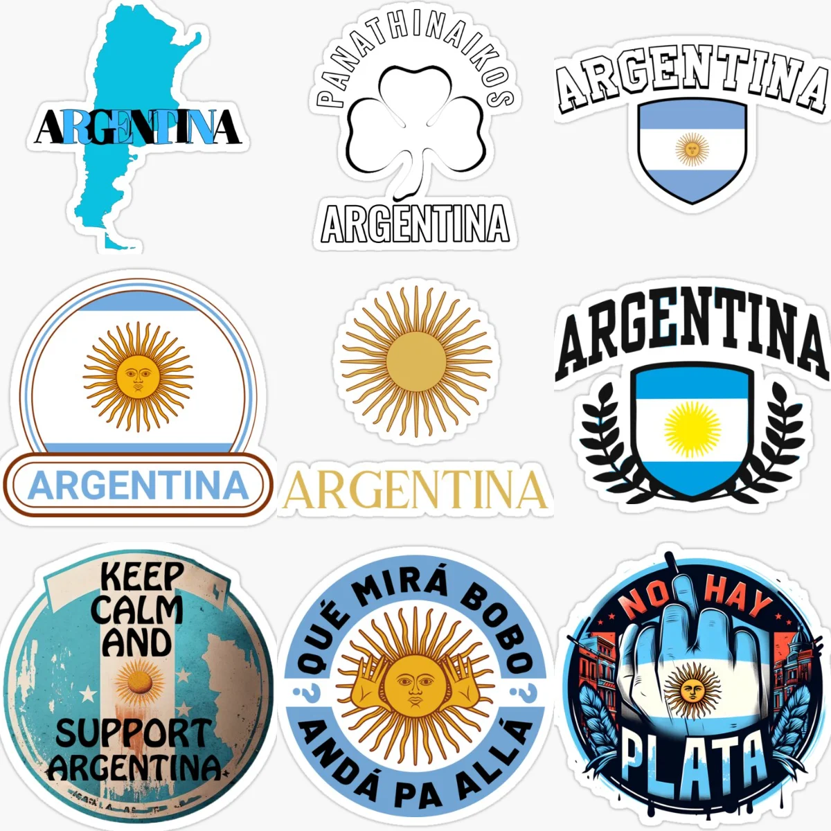 Argentina Flag Emblem Creative Waterproof Stickers for Car Motorcycle Bicycle Helmet Wall Window Fridge Decoration Accessories
Argentina Flag Emblem Creative Waterproof Stickers for Car Motorcycle Bicycle Helmet Wall Window Fridge Decoration Accessories