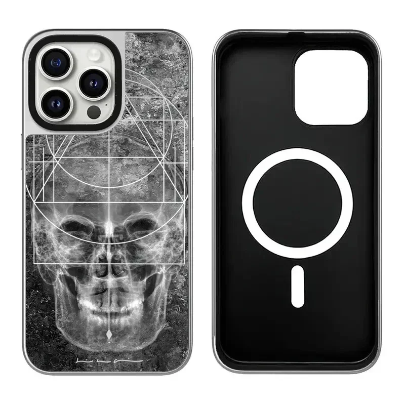 Mirror Surface Skull iPhone 11 12 13 14 15 Pro Max Case - Protective iPhone Case with MagSafe
Mirror Surface Skull iPhone 11 12 13 14 15 Pro Max Case - Protective iPhone Case with MagSafe