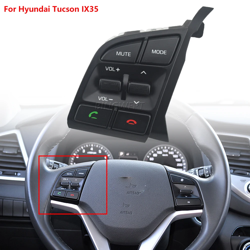 96710D35004X левый руль, регулировка громкости, кнопка Bluetooth, музыкальный переключатель для Hyundai Tucson 2015-2019 годов 96710D35
96710D35004X левый руль, регулировка громкости, кнопка Bluetooth, музыкальный переключатель для Hyundai Tucson 2015-2019 годов 96710D35