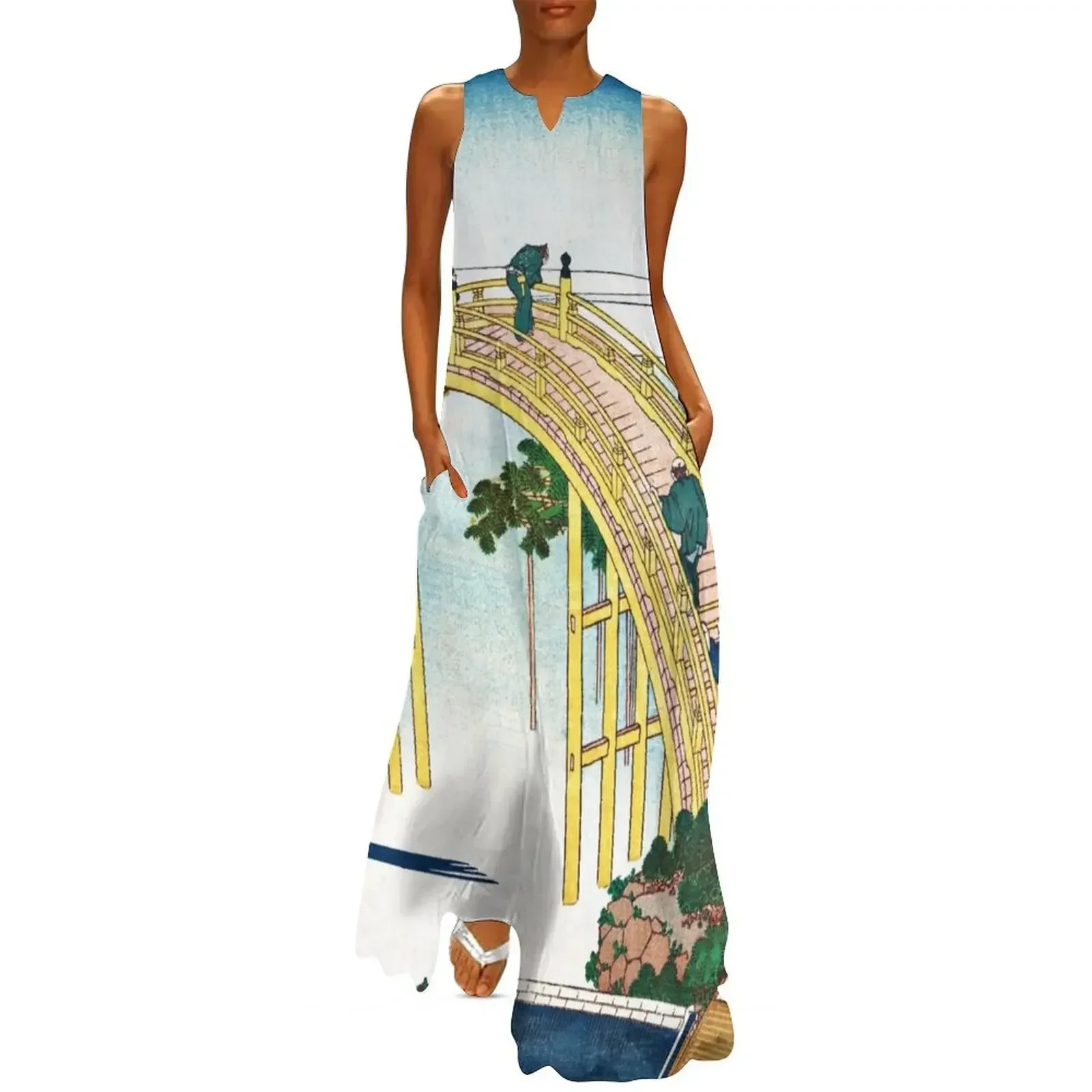 The Arched Bridge at Kameido Tenjin Shrine by Katsushika Hokusai Long Dress summer dress daily women clothes summer dress
The Arched Bridge at Kameido Tenjin Shrine by Katsushika Hokusai Long Dress summer dress daily women clothes summer dress