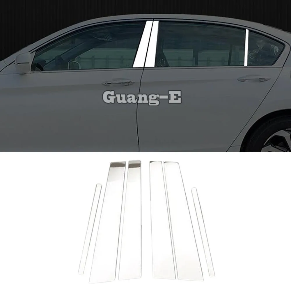 For Honda Accord Sedan 9th 2014 2015 2016 2017 Car Stick Frame Steel Glass Window Garnish Pillar Middle Column Strip Trim Hoods
For Honda Accord Sedan 9th 2014 2015 2016 2017 Car Stick Frame Steel Glass Window Garnish Pillar Middle Column Strip Trim Hoods