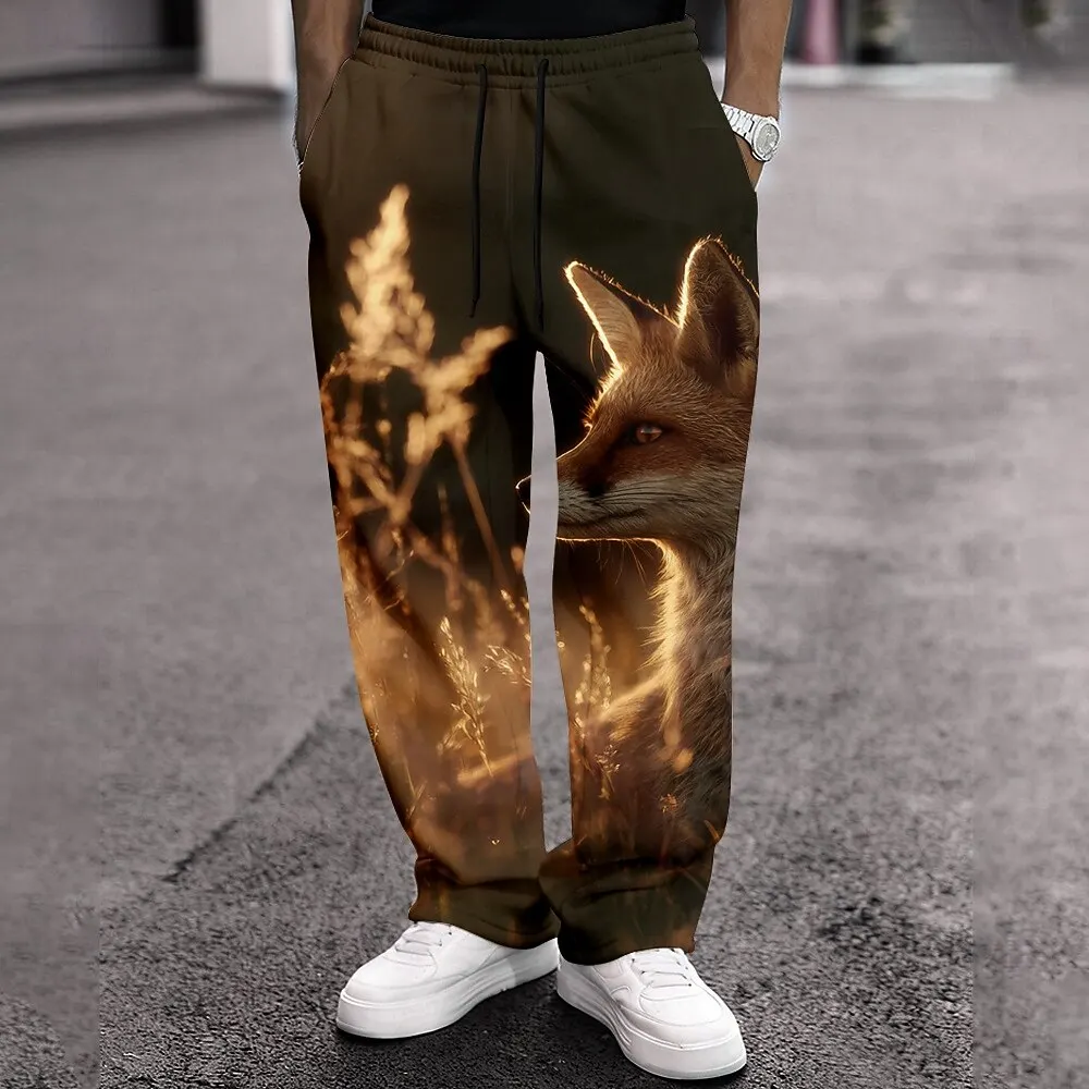 Men's Animal Sweatpants Trousers Casual Pants Mid Waist Retro Outdoor Hunting Workout Elastic Drawstring Waist Straight Leg Pant
Men's Animal Sweatpants Trousers Casual Pants Mid Waist Retro Outdoor Hunting Workout Elastic Drawstring Waist Straight Leg Pant