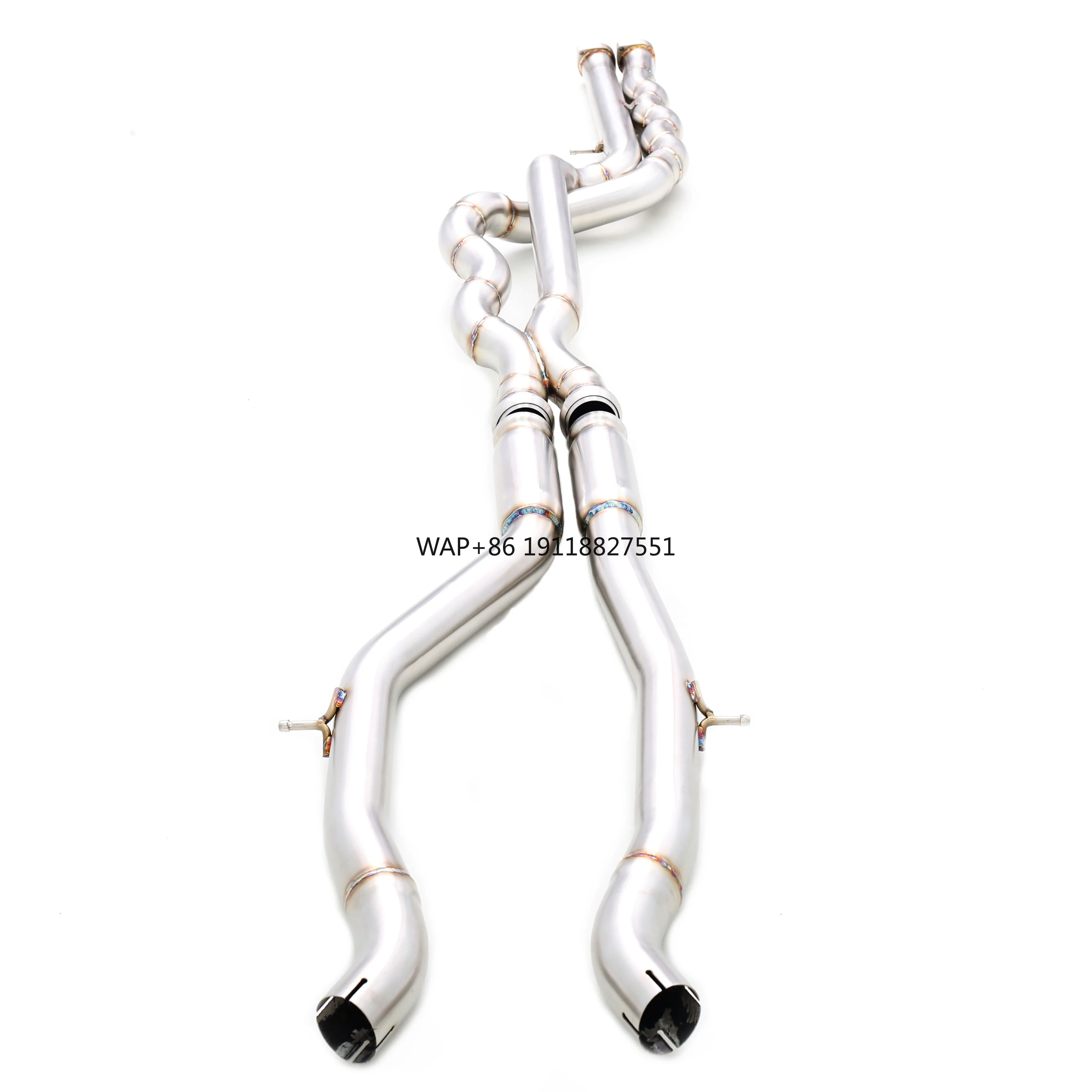 Factory Customization for M3/M4 F80/F82 3.0T S55 Stainless Steel Equal Length Midpipe Middle Pipe
Factory Customization for M3/M4 F80/F82 3.0T S55 Stainless Steel Equal Length Midpipe Middle Pipe