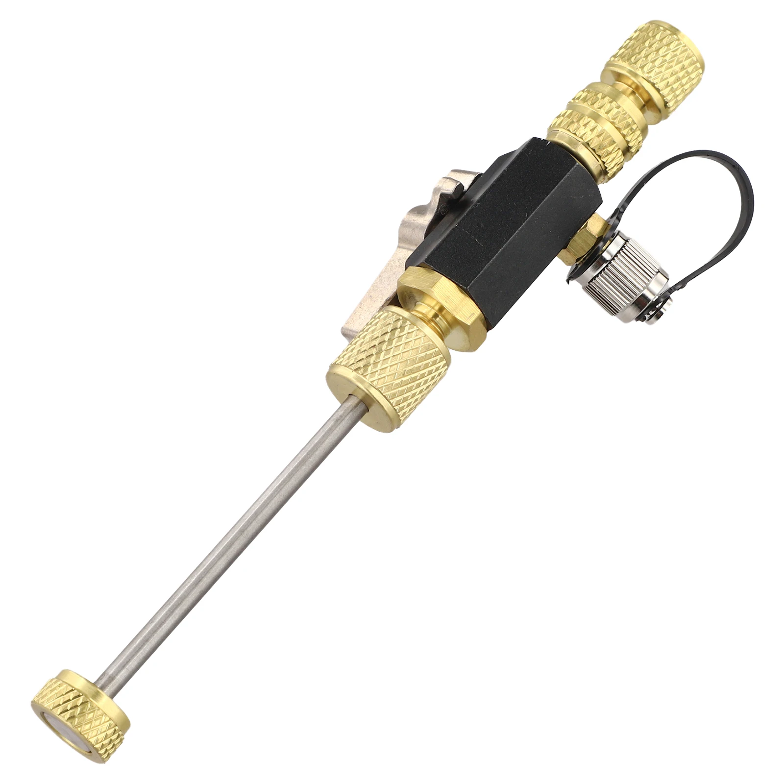 YAFEX Vacuum-Rated. Valve Core Removal. Black 1/4" .X 5/16" Compatible With R410A 2025 Hot Sale Brand. New And High Quality
YAFEX Vacuum-Rated. Valve Core Removal. Black 1/4" .X 5/16" Compatible With R410A 2025 Hot Sale Brand. New And High Quality