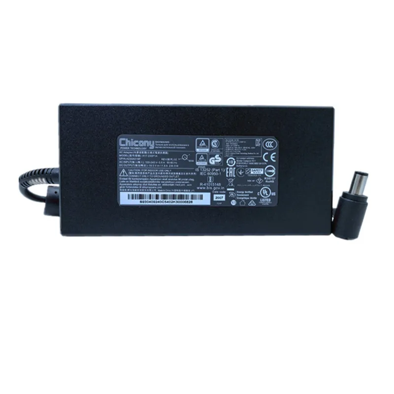 Genuine Chicony 19.5V 11.8A 230W A17-230P1A A12-230P1A AC Adapter for Acer Predator G9-793 G9-593 Triton 700 PT715-51 Charger
Genuine Chicony 19.5V 11.8A 230W A17-230P1A A12-230P1A AC Adapter for Acer Predator G9-793 G9-593 Triton 700 PT715-51 Charger